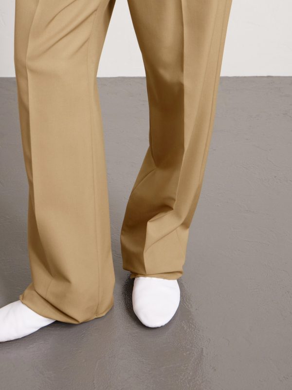 Jazz Wide-Leg Pleated Wool-Twill Trousers - E1 Jazz Wide-Leg Pleated Wool-Twill Trousers - E1