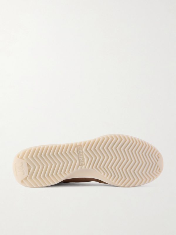 Logo-Embroidered Suede, Leather and Shell Sneakers - E1 Logo-Embroidered Suede, Leather and Shell Sneakers - E1