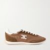 Logo-Embroidered Suede, Leather and Shell Sneakers Logo-Embroidered Suede, Leather and Shell Sneakers