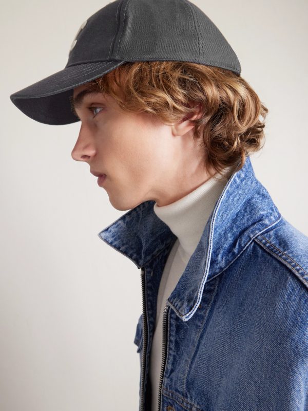 Triomphe Logo-Appliquéd Cotton-Gabardine Baseball Cap - E1 Triomphe Logo-Appliquéd Cotton-Gabardine Baseball Cap - E1