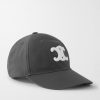 Triomphe Logo-Appliquéd Cotton-Gabardine Baseball Cap Triomphe Logo-Appliquéd Cotton-Gabardine Baseball Cap