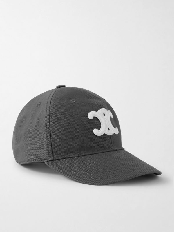Triomphe Logo-Appliquéd Cotton-Gabardine Baseball Cap Triomphe Logo-Appliquéd Cotton-Gabardine Baseball Cap