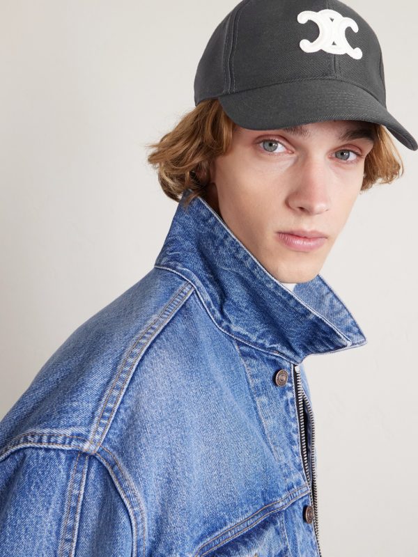 Triomphe Logo-Appliquéd Cotton-Gabardine Baseball Cap - OU Triomphe Logo-Appliquéd Cotton-Gabardine Baseball Cap - OU