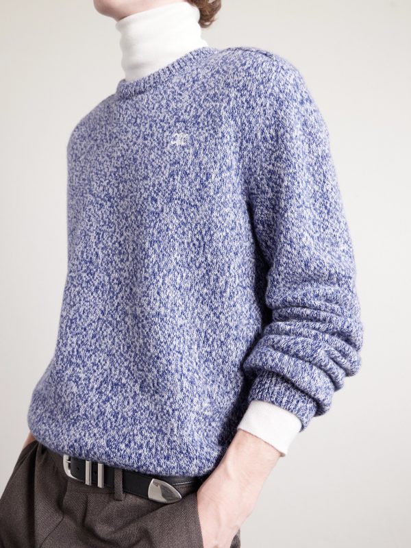 Wool and Cashmere-Blend Sweater - CU Wool and Cashmere-Blend Sweater - CU