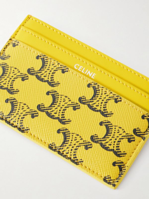 Monogrammed Coated-Canvas and Leather Cardholder - CU Monogrammed Coated-Canvas and Leather Cardholder - CU