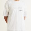 Logo-Print Embroidered Cotton-Jersey T-Shirt - FR Logo-Print Embroidered Cotton-Jersey T-Shirt - FR