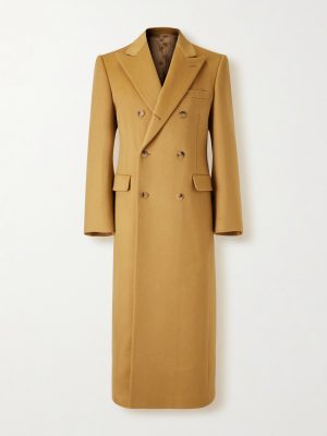 Colonne Double-Breasted Cashmere Coat