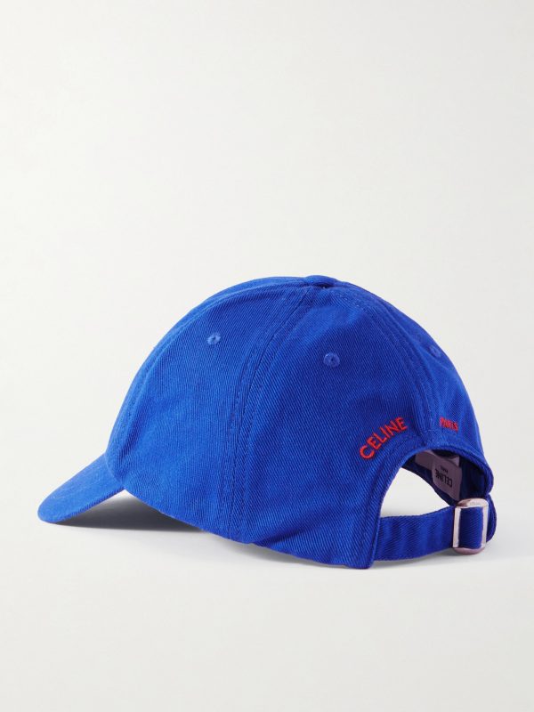 Vivienne Logo-Embroidered Cotton-Twill Baseball Cap - BK Vivienne Logo-Embroidered Cotton-Twill Baseball Cap - BK