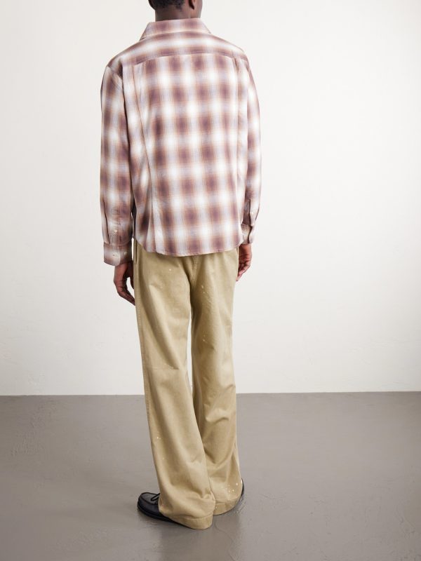 Driftwood Checked Cotton Shirt - BK Driftwood Checked Cotton Shirt - BK