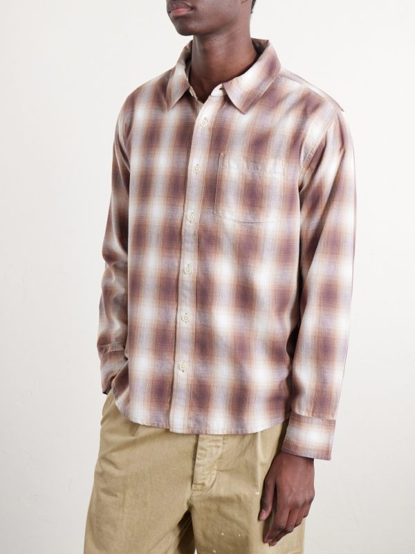 Driftwood Checked Cotton Shirt - FR Driftwood Checked Cotton Shirt - FR