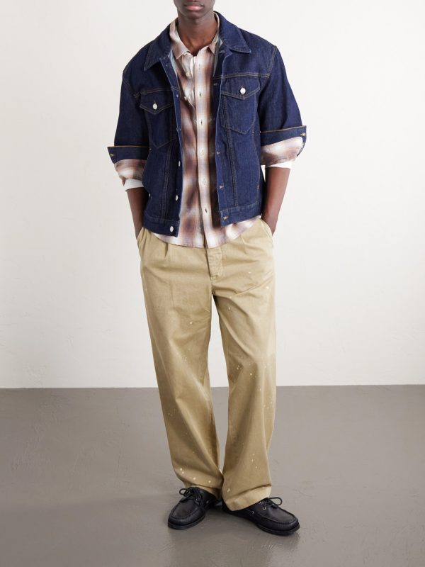 Driftwood Checked Cotton Shirt - OU Driftwood Checked Cotton Shirt - OU