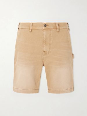 Painter Wide-Leg Denim Shorts