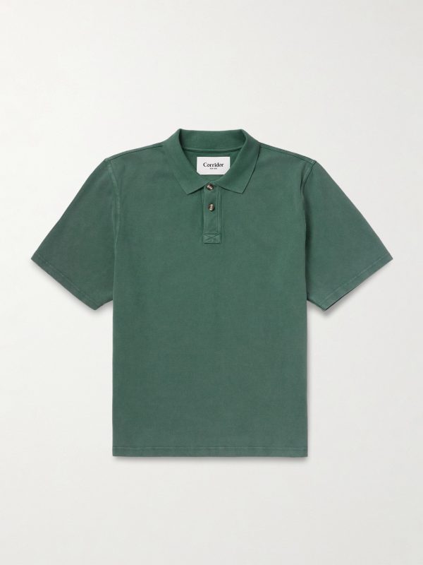 Garment-Dyed Cotton-Piqué Polo Shirt Garment-Dyed Cotton-Piqué Polo Shirt
