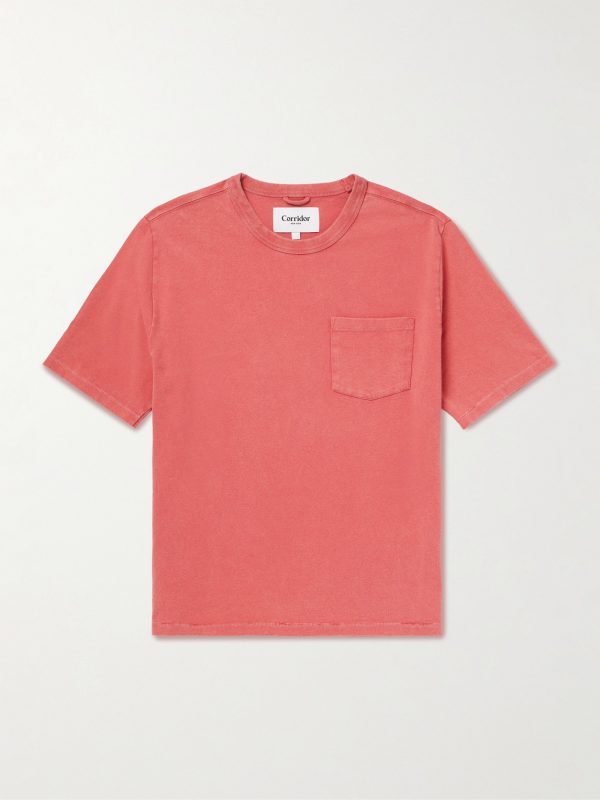 Garment-Dyed Cotton-Jersey T-Shirt