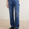 Straight-Leg Double-Knee Jeans - FR