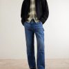 Straight-Leg Double-Knee Jeans - OU