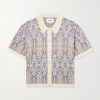Trance Jacquard-Knitted Cotton Shirt Trance Jacquard-Knitted Cotton Shirt