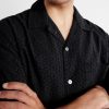 Camp-Collar Broderie Anglaise Cotton Shirt - CU