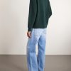 Ribbed Cotton Sweater - BK Ribbed Cotton Sweater - BK
