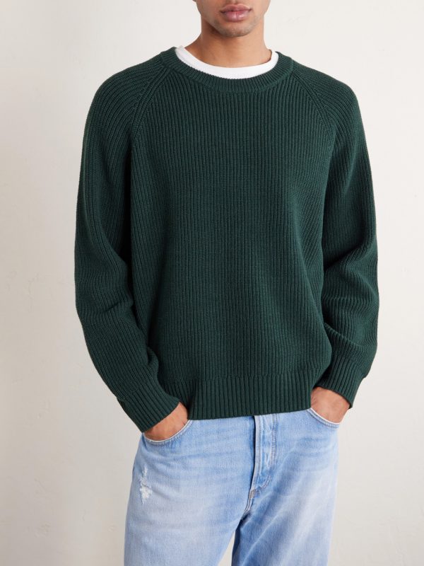 Ribbed Cotton Sweater - FR Ribbed Cotton Sweater - FR