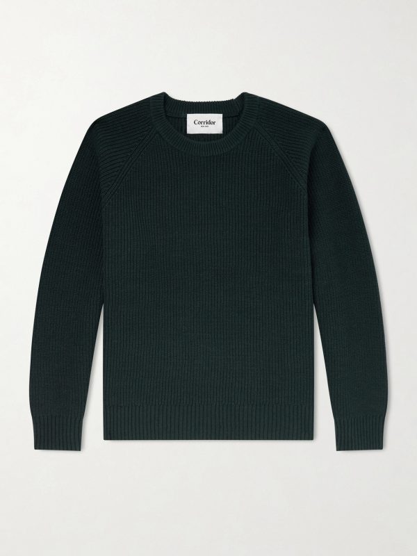 Ribbed Cotton Sweater Ribbed Cotton Sweater