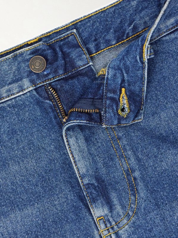 Straight-Leg Denim Shorts - E1 Straight-Leg Denim Shorts - E1