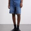 Straight-Leg Denim Shorts - FR Straight-Leg Denim Shorts - FR