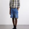 Straight-Leg Denim Shorts - OU Straight-Leg Denim Shorts - OU