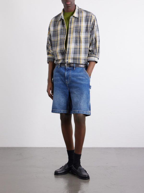 Straight-Leg Denim Shorts - OU Straight-Leg Denim Shorts - OU