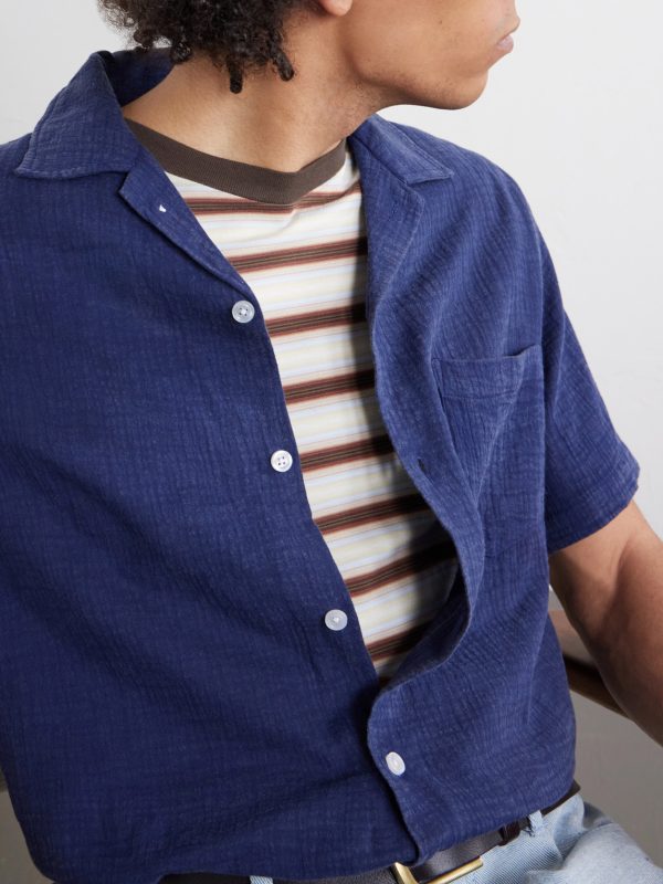 Camp-Collar Cotton Shirt - CU Camp-Collar Cotton Shirt - CU