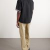Harmony Camp-Collar Embroidered Linen and Cotton-Blend Shirt - BK