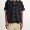 Harmony Camp-Collar Embroidered Linen and Cotton-Blend Shirt - FR