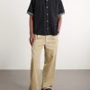 Harmony Camp-Collar Embroidered Linen and Cotton-Blend Shirt - OU