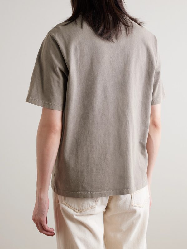 Garment-Dyed Cotton-Jersey T-Shirt - BK Garment-Dyed Cotton-Jersey T-Shirt - BK
