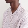 High Focus Camp-Collar Checked Cotton Shirt - CU
