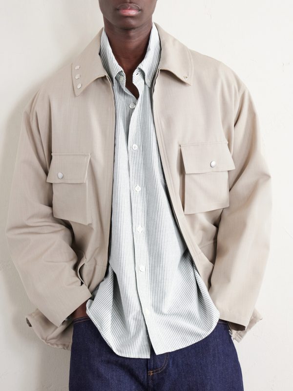 Button-Down Collar Striped Cotton Oxford Shirt - CU Button-Down Collar Striped Cotton Oxford Shirt - CU