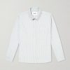 Button-Down Collar Striped Cotton Oxford Shirt Button-Down Collar Striped Cotton Oxford Shirt