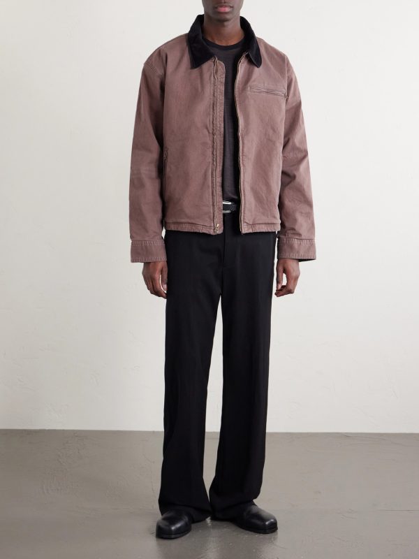 Utility Cotton-Blend Twill Jacket - OU Utility Cotton-Blend Twill Jacket - OU