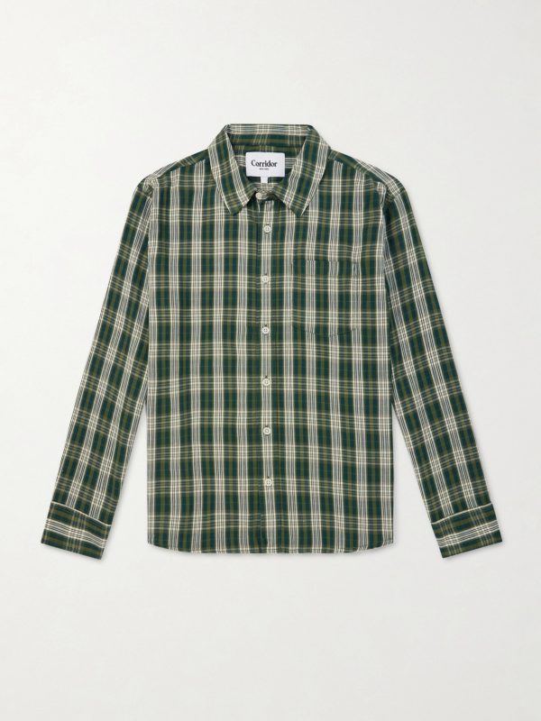 Verdant Checked Cotton Shirt