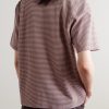 Striped Cotton-Piqué Polo Shirt - BK