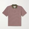 Striped Cotton-Piqué Polo Shirt