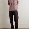 Striped Cotton-Piqué Polo Shirt - OU