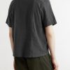 Convertible-Collar Checked Cotton Shirt - BK Convertible-Collar Checked Cotton Shirt - BK