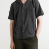 Convertible-Collar Checked Cotton Shirt - FR Convertible-Collar Checked Cotton Shirt - FR