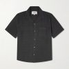 Convertible-Collar Checked Cotton Shirt Convertible-Collar Checked Cotton Shirt