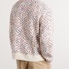 Mandala Jacquard-Knit Pima Cotton Cardigan - BK Mandala Jacquard-Knit Pima Cotton Cardigan - BK