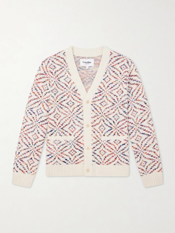 Mandala Jacquard-Knit Pima Cotton Cardigan Mandala Jacquard-Knit Pima Cotton Cardigan