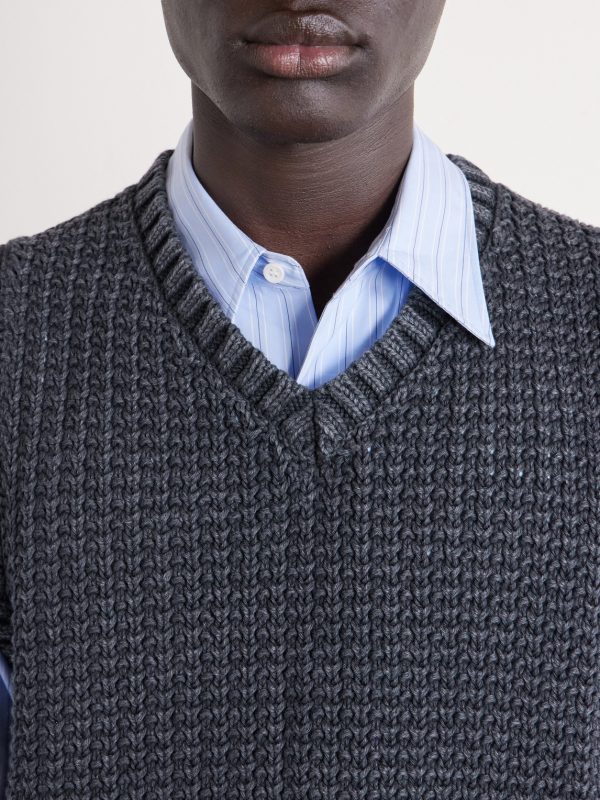 Open-Knit Cotton Vest - CU Open-Knit Cotton Vest - CU