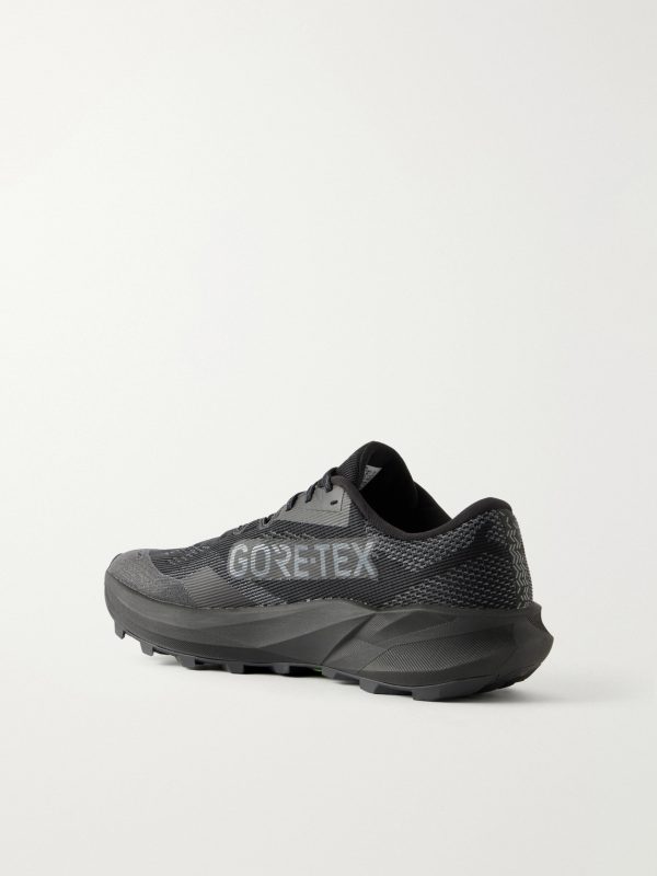 TRABUCO® 14 GTX Rubber-Trimmed Mesh Sneakers - BK
