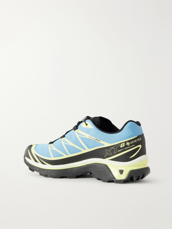 XT-6 GTX Rubber-Trimmed GORE-TEX Mesh Sneakers - BK XT-6 GTX Rubber-Trimmed GORE-TEX Mesh Sneakers - BK